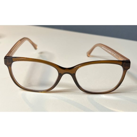 Coach Eyeglasses HC 6072 T, Brown Crystal Light Brown Frames - Picture 5 of 12